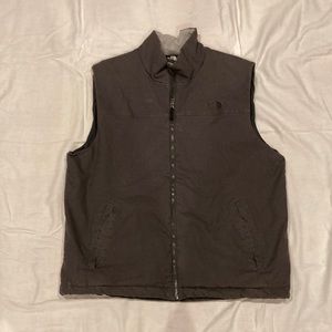 The North Face reversible canvas vest